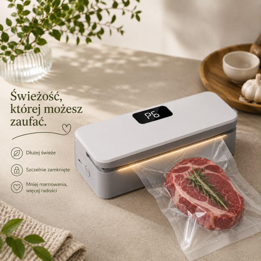 MiniSeal™ – Przenośna Zgrzewarka USB | Świeżość Zawsze Pod Ręką